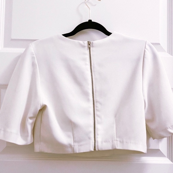 FOREVER 21 crop top white - Picture 2 of 5